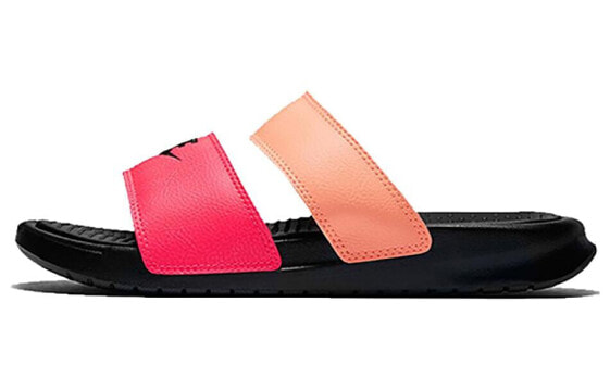 Шлёпанцы спортивные Nike Benassi Duo Ultra Slide Racer Pink Black(W)