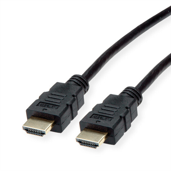 ROLINE 11.04.5932 - 2 m - HDMI Type A (Standard) - HDMI Type A (Standard) - 3D - Audio Return Channel (ARC) - Black