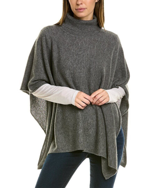 Amicale Cashmere Turtleneck Cashmere Pullover Women's Grey