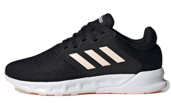 Кроссовки женские adidas neo Showtheway черно-розовые