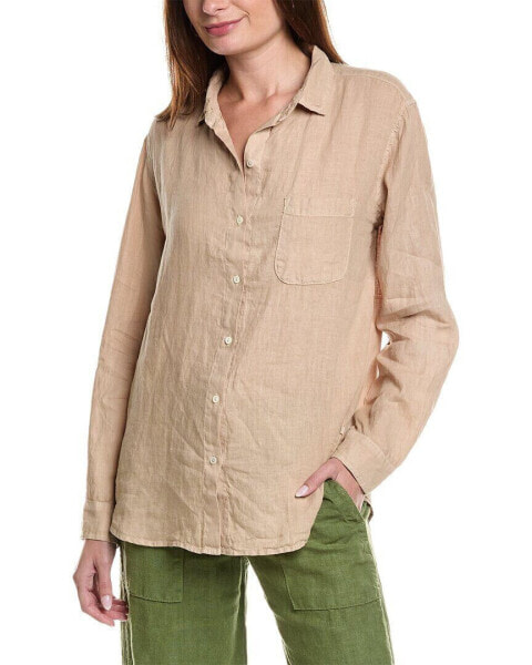 Velvet By Graham & Spencer Mulholland Linen Top Women's