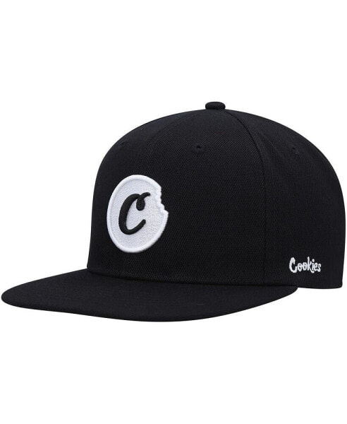 Men's Black C-Bite Snapback Hat