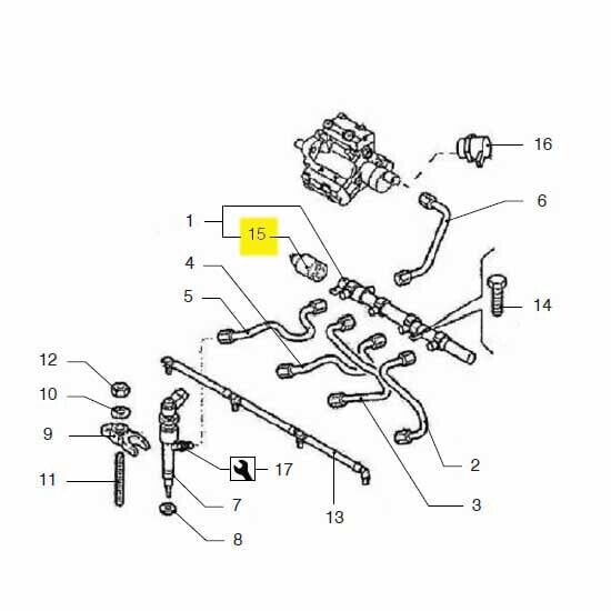 VETUS Rail Pressure Sender