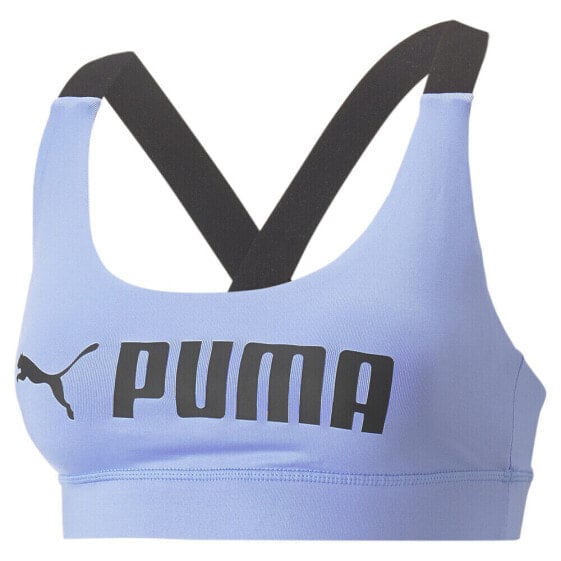 Топ спортивный PUMA Бра для фитнеса средней поддержки Purple Casual 52219228