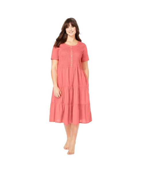 Plus Size Smock Lounger