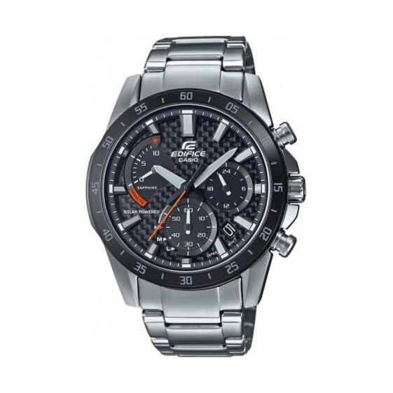 Мужские умные часы CASIO CARBON SOLAR BOLD DESIGN Серый Серебристый (Ø 45 мм)