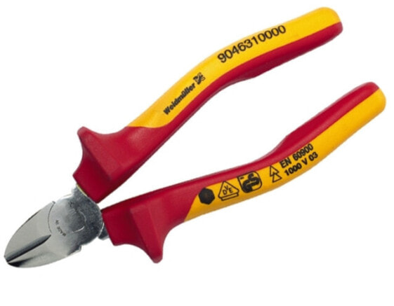Weidmüller SE HD 160 - Diagonal-cutting pliers - Abrasion resistant - Stainless steel - Red/Yellow - 160 mm - 16 cm