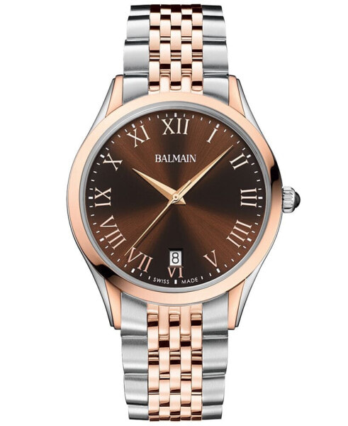 Часы Balmain Swiss Classic R Two Tone Stainless Steel  Watch 41mm
