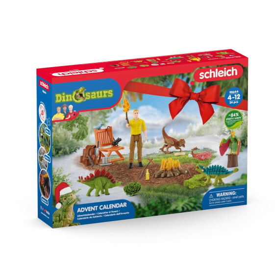 Игровой набор Schleich Календарь Адвент с Динозаврами 2022| 98644