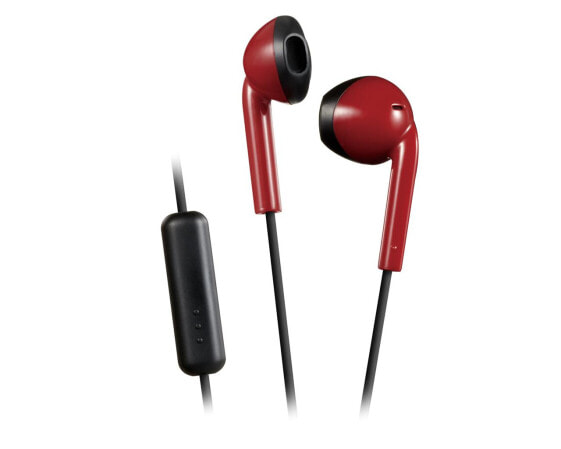 JVC HA-F19M-RB Retro earbuds - Headset - In-ear - Calls & Music - Red - Binaural - Multi-key