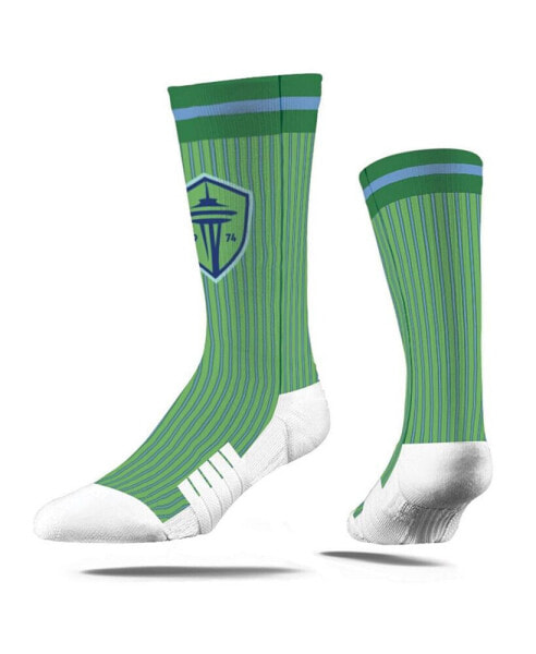 Men's and Women's Green Seattle Sounders FC 2024 Jersey Hook Premium Crew Socks