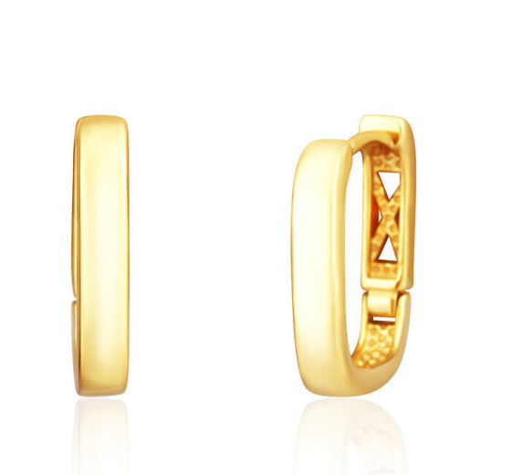 Delicate gold-plated hoop earrings SVLE1691XJ4GO00