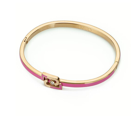 Solid Gold Plated Steel Bracelet Fashion LJ2241