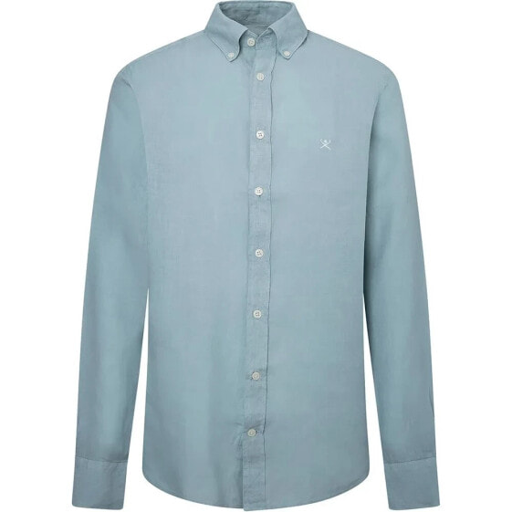 HACKETT Garment Dyed long sleeve shirt