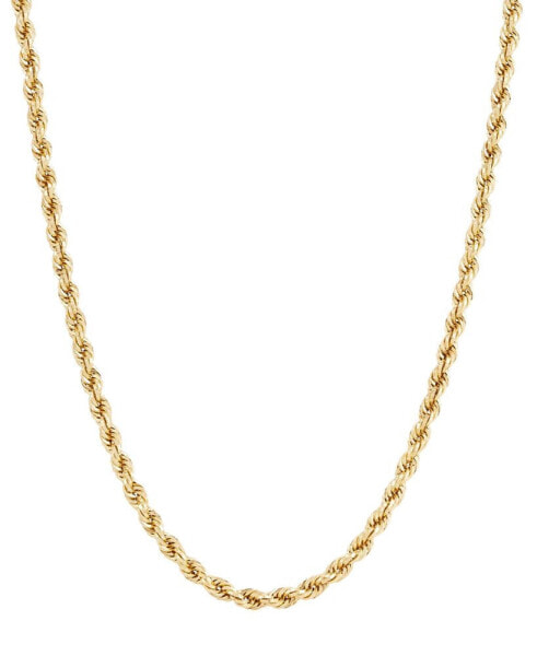 Evergreen Rope Link 24" Chain Necklace (5-1/3mm) in 10k Gold