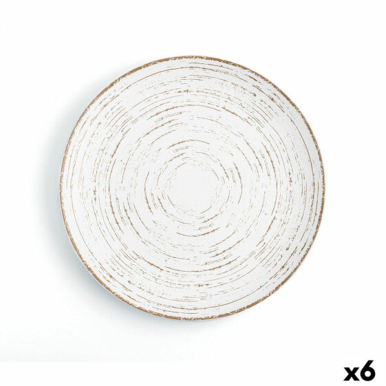 Плоская тарелка Ariane Tornado White Двухцветный Керамика Ø 31 cm (6 штук)