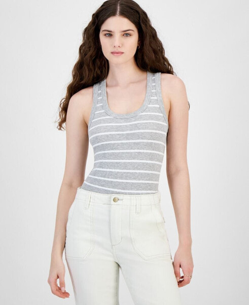 Juniors' Scoop-Neck Bodysuit