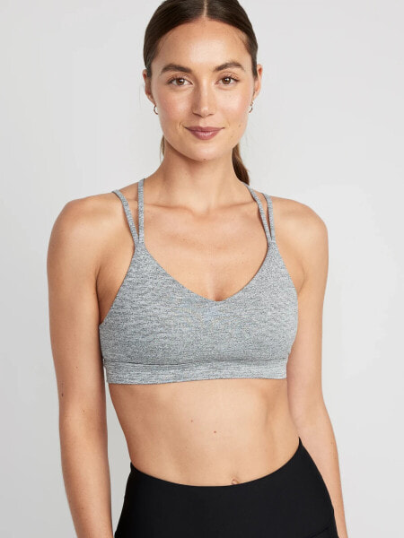 Light Support Strappy Sports Bra