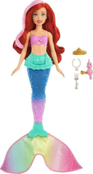 Mattel Disney Princess Swim & Splash Ariel Lalka zmieniająca kolor