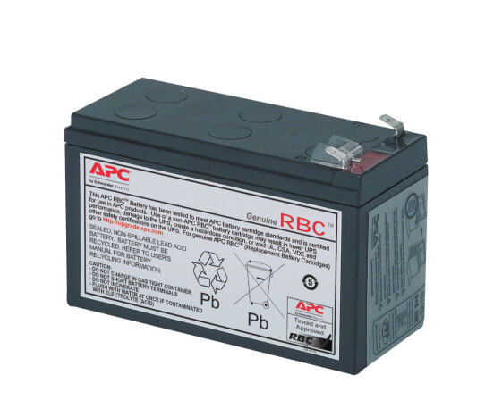 Заменяемая батарея APC Replacement Battery Cartridge #17 - герметичный свинцово-кислотный (VRLA) аккумулятор - 1 шт. - черный - 108 В-ч - 5 лет - REACH