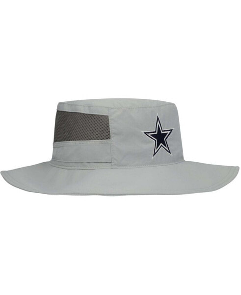 Gray Bora Bora Booney II Omni-Shade COOLMAX Dallas Cowboys Bucket Hat