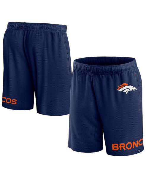 Men's Navy Denver Broncos Clincher Shorts