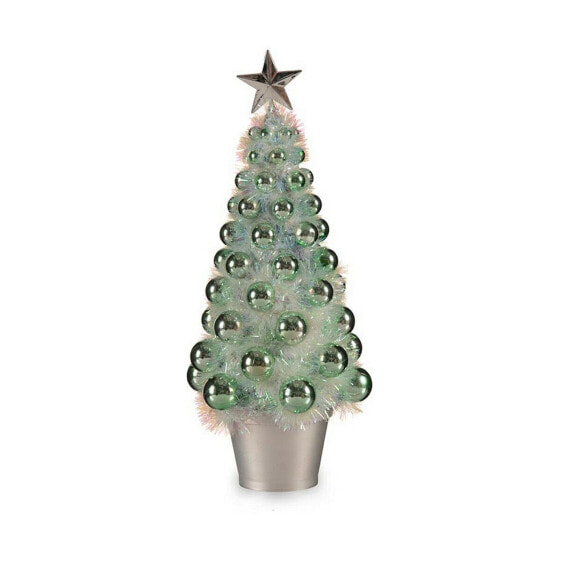 Christmas Tree Iridescent Green Plastic 16 x 37,5 x 16 cm polypropylene