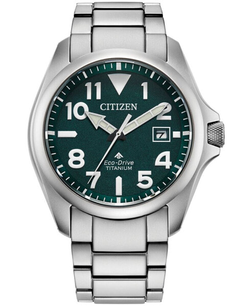 Часы Citizen Promaster Land Eco-Drive Silver-Tone