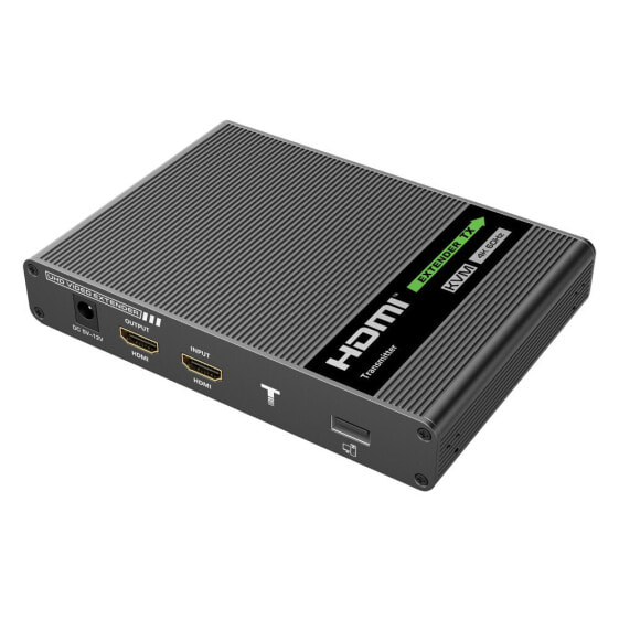 Techly IDATA HDMI-KVM67 - Transmitter & receiver - Wired - 70 m - Cat6 - Cat6a - Cat7 - 4096 x 2160 pixels - 60 Hz