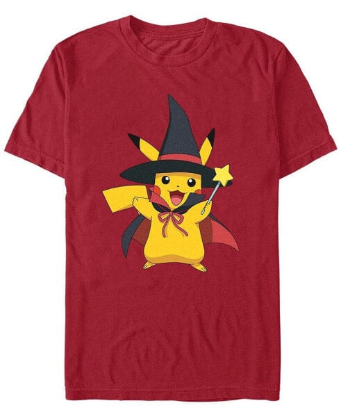 Men's Pokemon Witches Hat Short Sleeves T-shirt