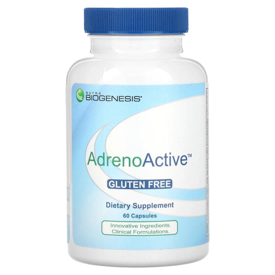 Витамин для улучшения памяти Nutra BioGenesis AdrenoActive, 60 капсул