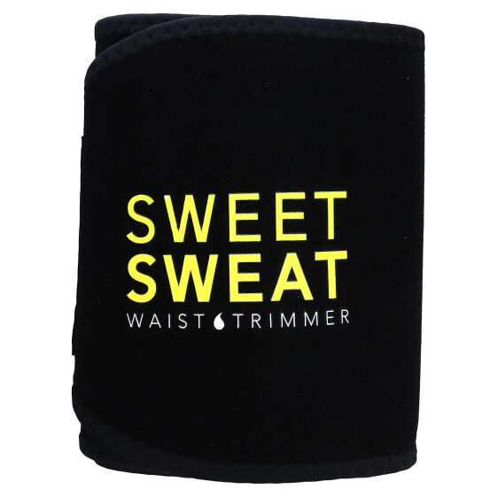 Sweet Sweat, Waist Trimmer, Medium, Black & Yellow, 1 Belt