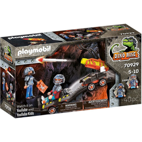 Игровой набор Playmobil Ракета на колесах Dino Mine Dino Rise