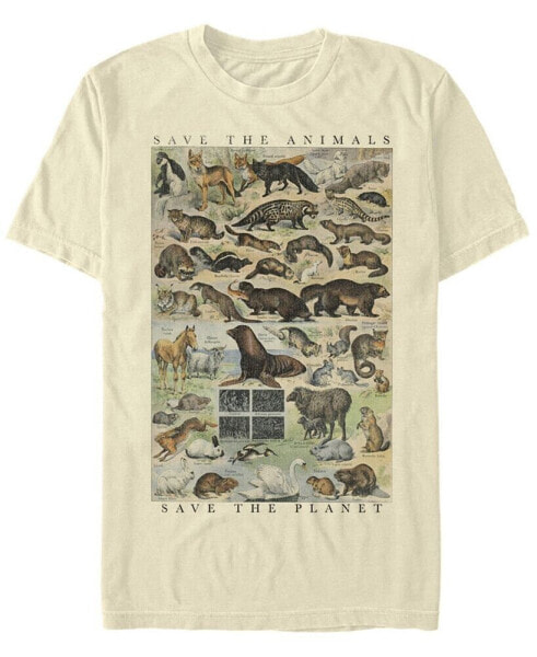 Men's Save Animals Short Sleeve Crew T-shirt