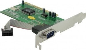 Delock PCI Card 1x Serial - PCI - 1 Mbit/s - Wired - Windows 98SE/ME/2000/NT4.0/XP/Vista - Linux - DOS