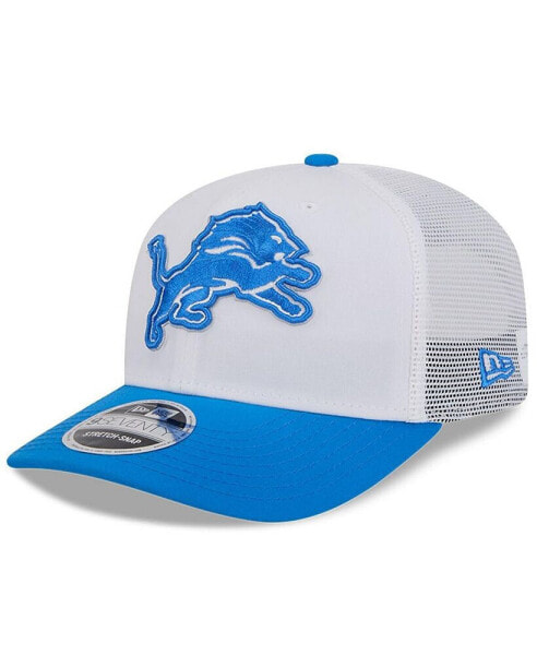 Men's White/Blue Detroit Lions 2024 NFL Training Camp 9SEVENTY Trucker Hat