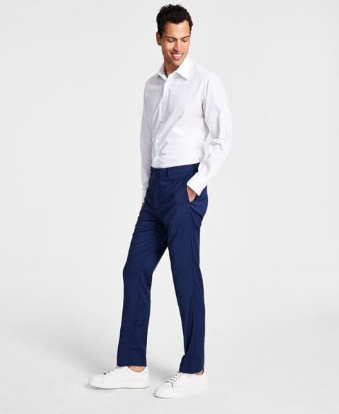 Men's Modern-Fit Stretch Suit Separate Pants