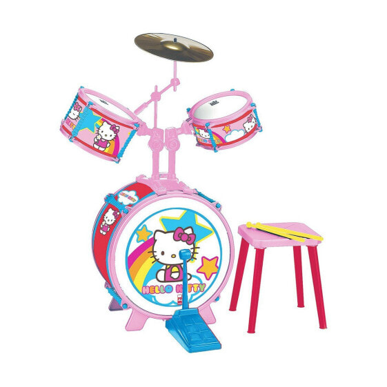 Детский барабанный набор Hello Kitty Plastic