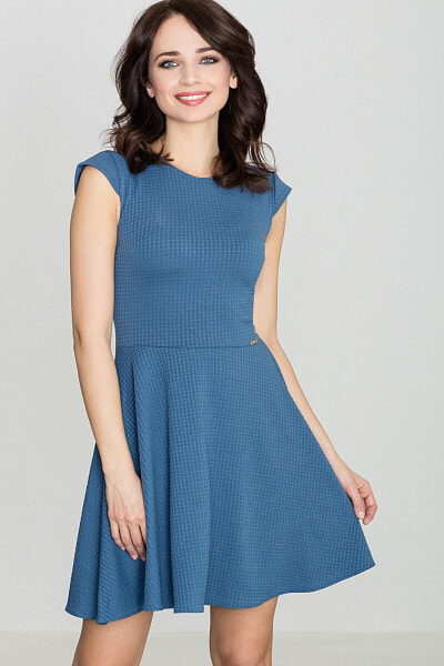 Sukienka K162 Niebieski