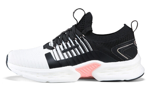 Кроссовки PEAK Low Top Running  E03658H Black/White/Pink