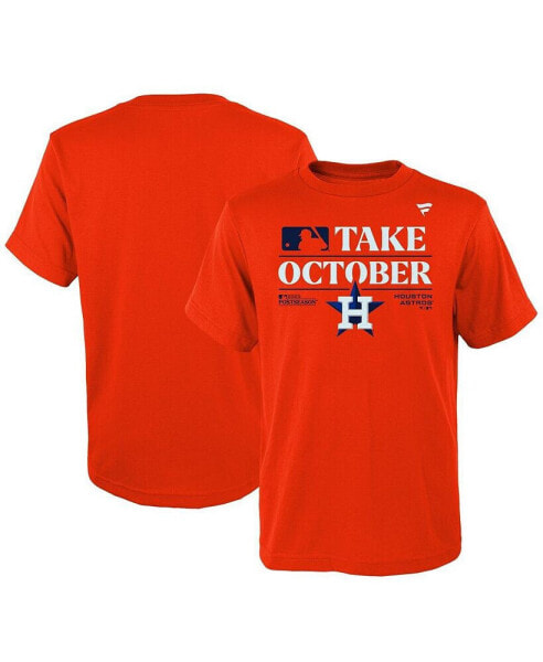 Big Boys Orange Houston Astros 2023 Postseason Locker Room T-shirt