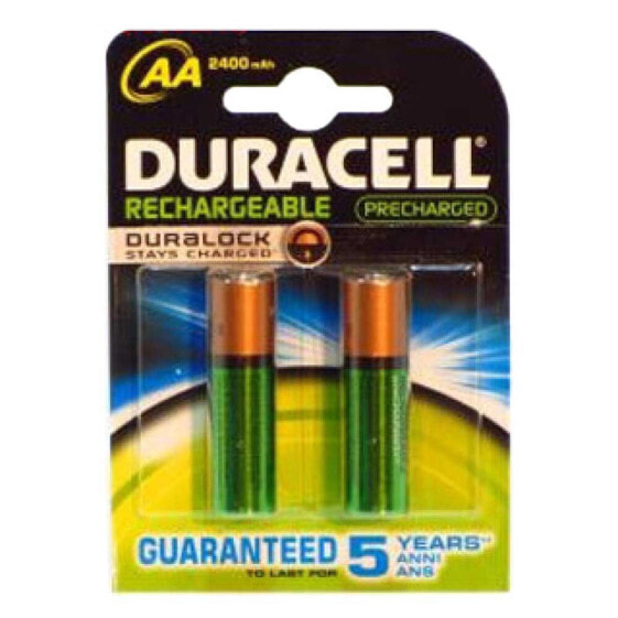 DURACELL Rechargeable AA Duralock 2400 2 Units