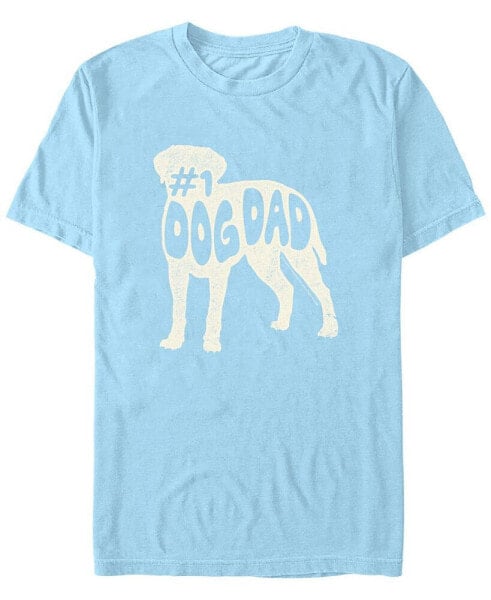 Men's 1 Dog Dad Short Sleeve T-shirt