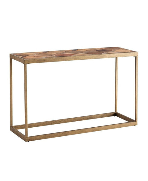 Courtland Wood Patchwork Console Table
