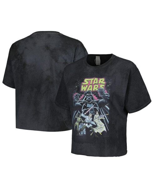 Men's and Women's Black Star Wars Comic Wars T-Shirt