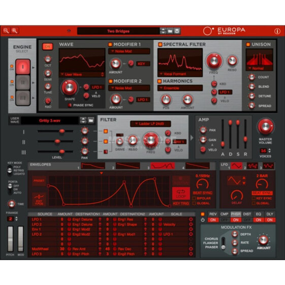 Reason Studios Europa by Reason virtueller Wavetable Synth