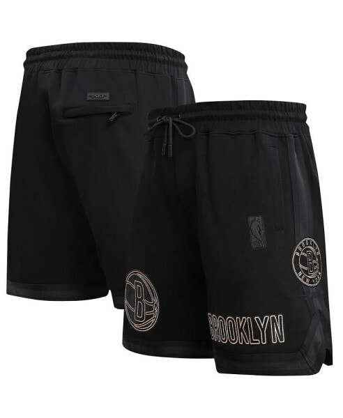 Men's Black Brooklyn Nets Shorts
