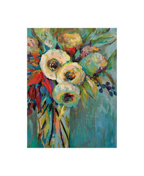 Jeanette Vertentes Mod Floral Canvas Art - 27" x 33.5"