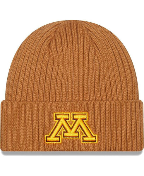 Men's Light Brown Minnesota Golden Gophers Core Classic Cuffed Knit Hat