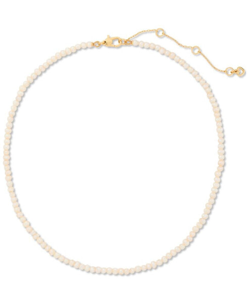 Gold-Tone One In a Million Imitation Pearl Necklace, 16" + 3" extender